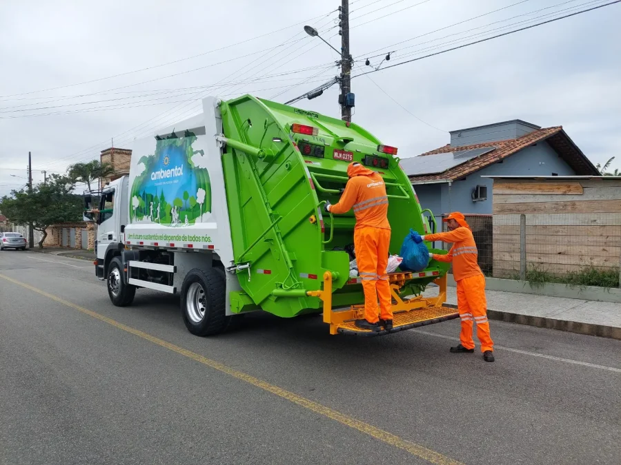 Coleta de lixo terá alterações a partir desta semana em Schroeder; veja o que muda