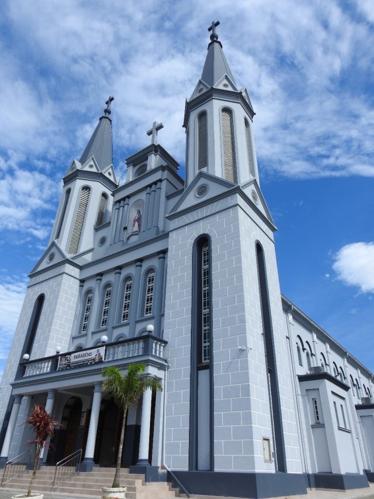 Igreja Matriz Senhor Bom Jesus, um dos principais símbolos históricos de Guaramirim