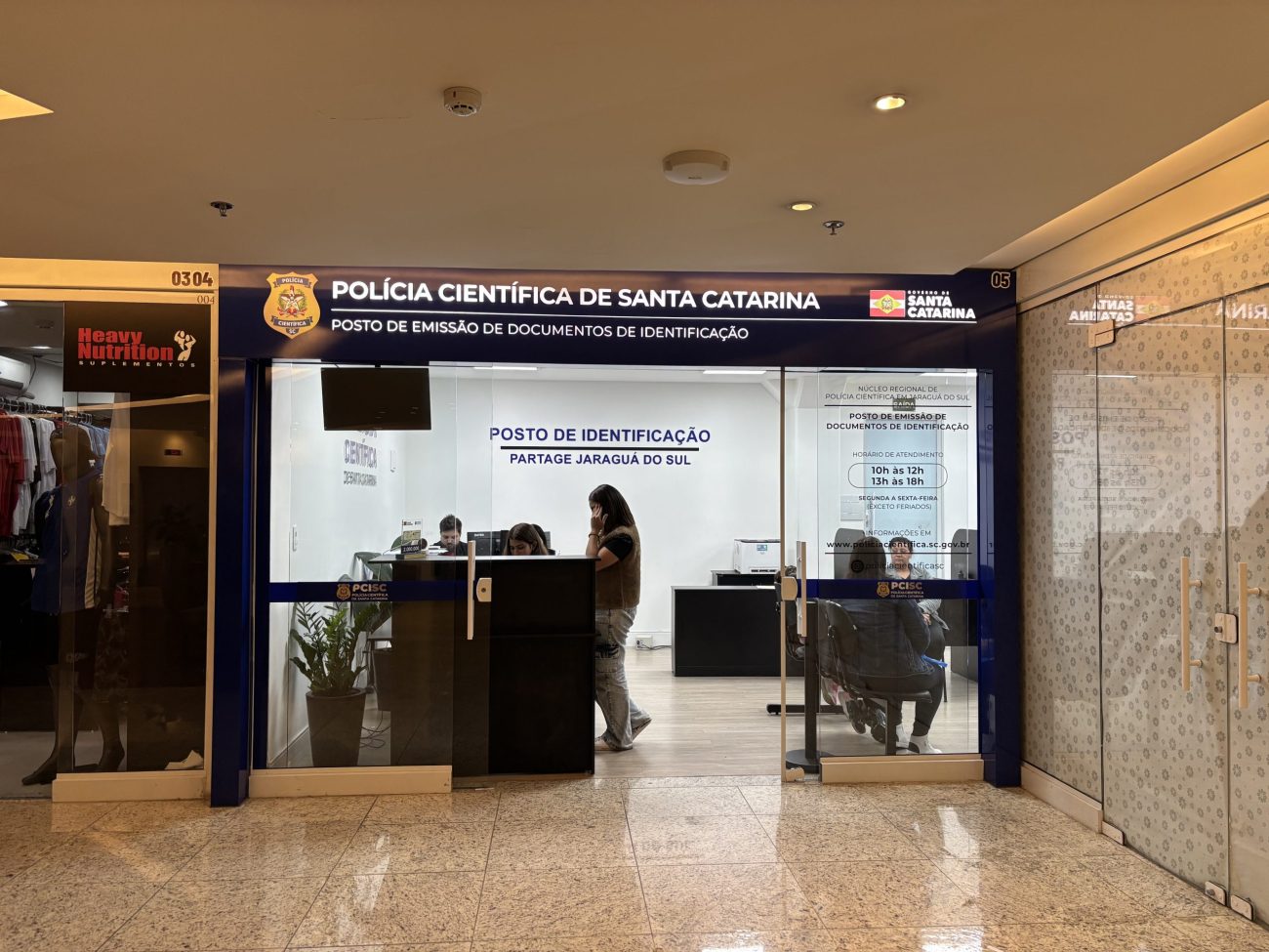 Emissão de RG, banco e academia: tudo o que dá para resolver em uma ida ao shopping de Jaraguá do Sul