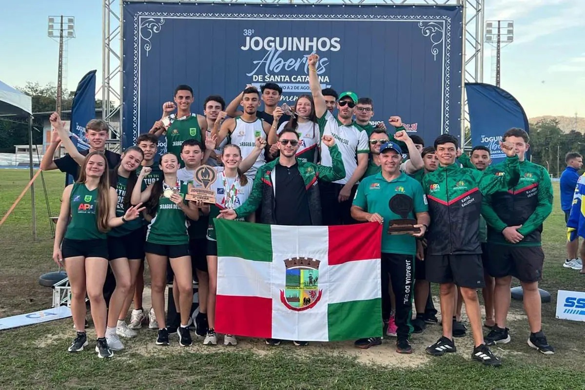Atletismo de Jaraguá do Sul garante os primeiros troféus dos Joguinhos Abertos de SC