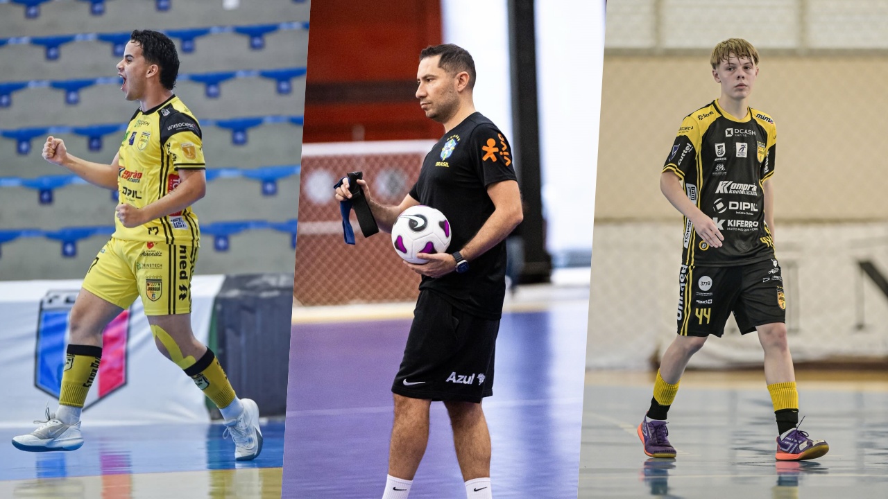 Seleção Brasileira convoca três nomes do Jaraguá Futsal para o Campeonato Sul-Americano Sub-17