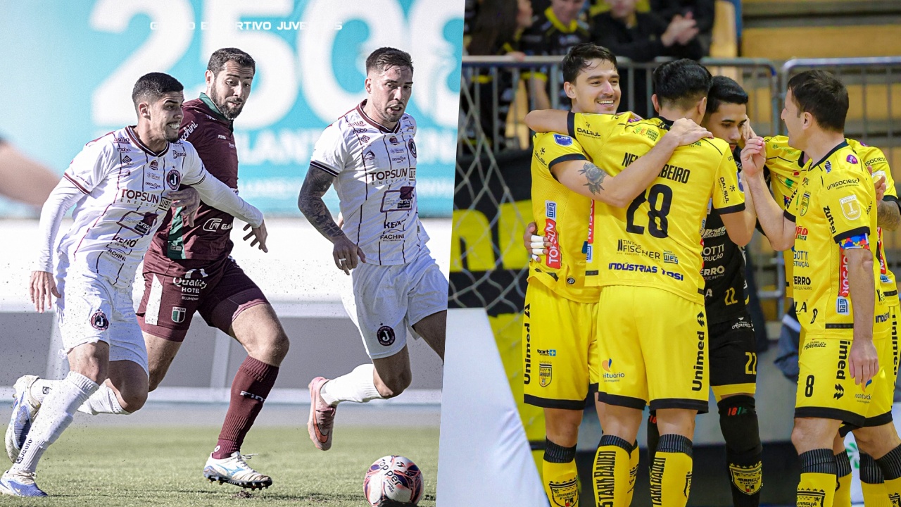 Fim de semana para torcer pela cidade: Jaraguá Futsal e Juventus jogam em casa; garanta seus ingressos