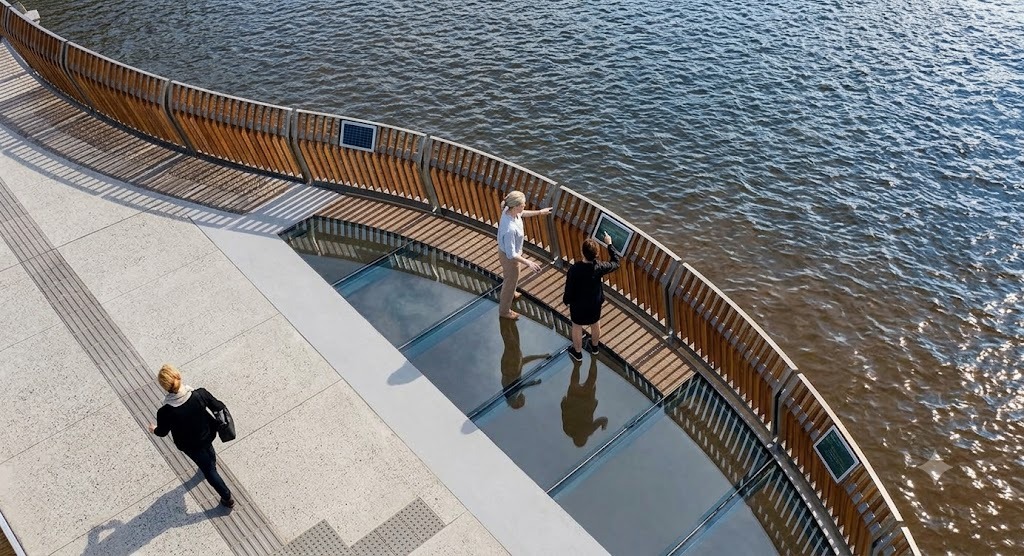 Deck de contemplação sobre o Rio Itapocu previsto no Memorial dos 150 anos de Jaraguá do Sul